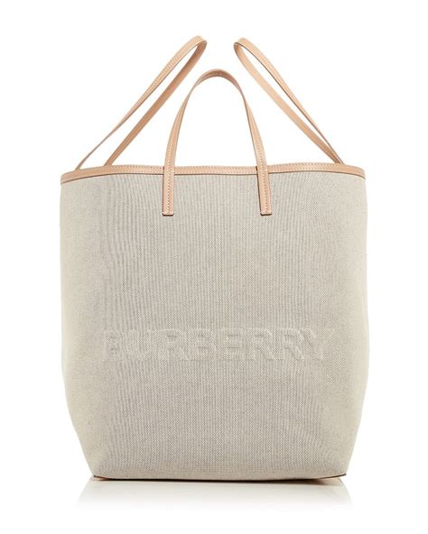 Burberry XL Canvas Beach Tote 